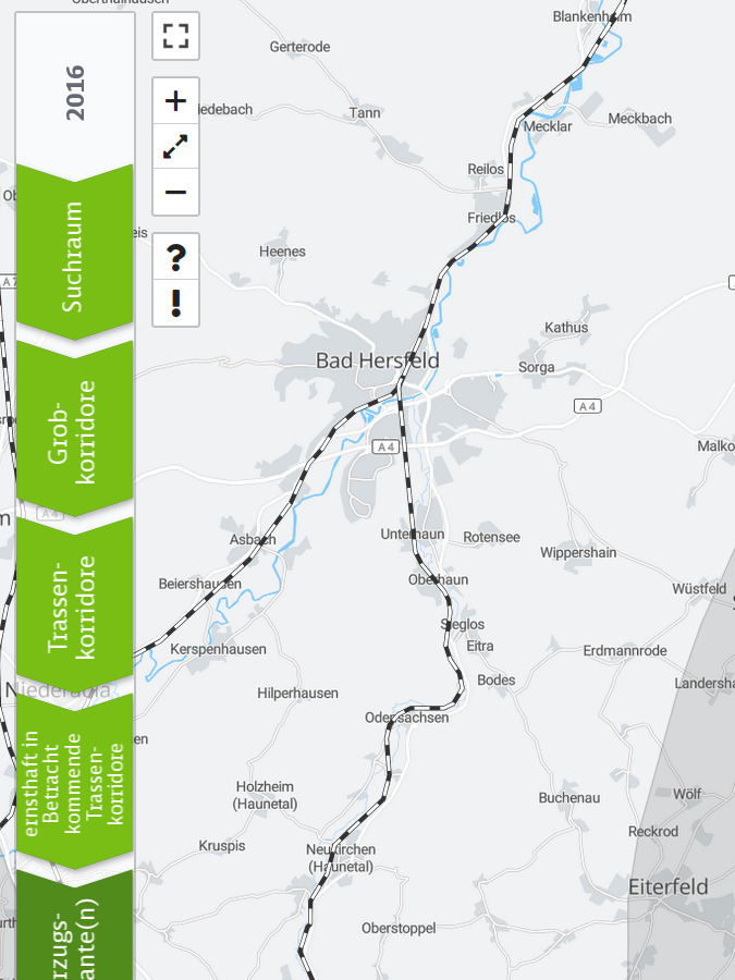 Kartenausschnitt Zeistrahl
